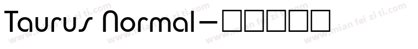 Taurus Normal字体转换